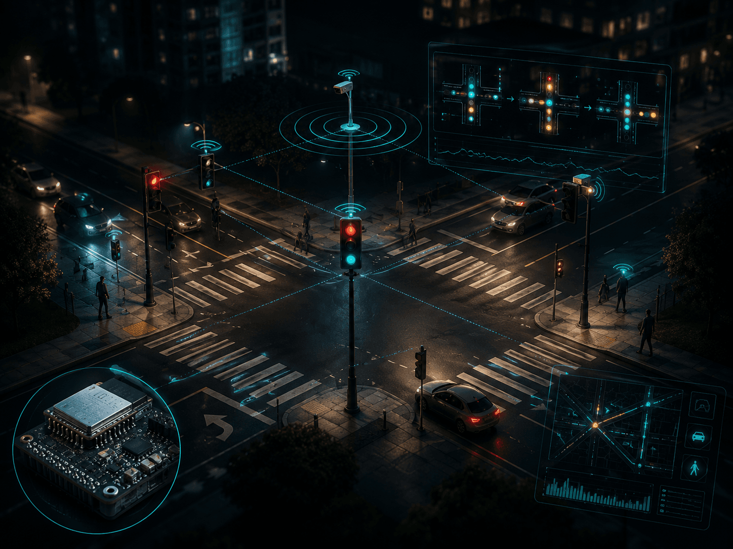 Smart Traffic Light System visual
